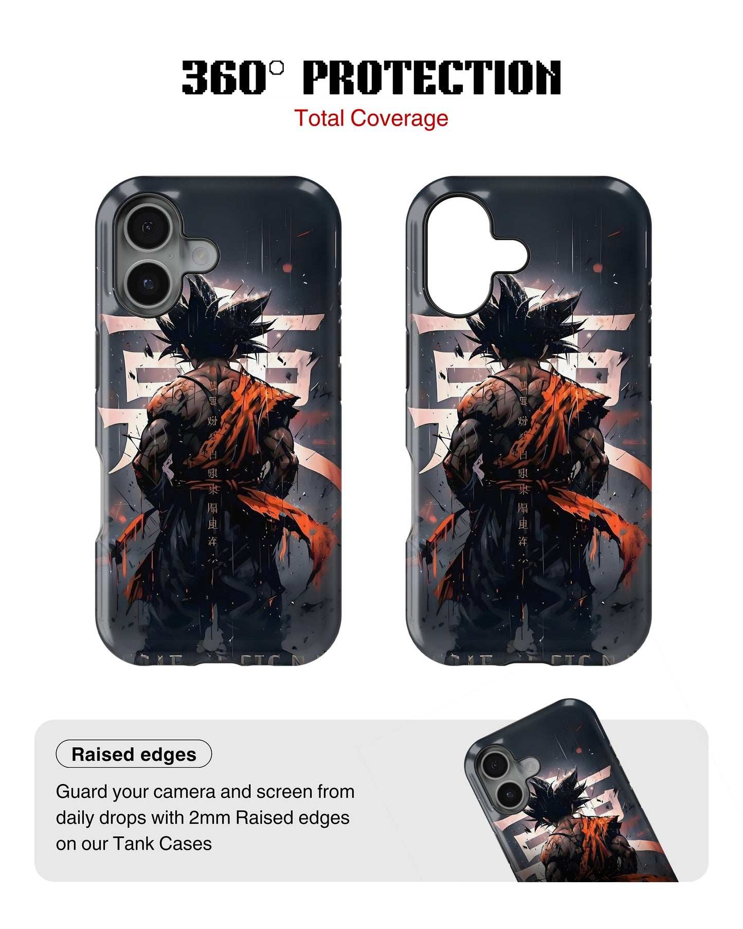 iPhone 16 Plus Tank Case | Anime (Saiyan Resolve)