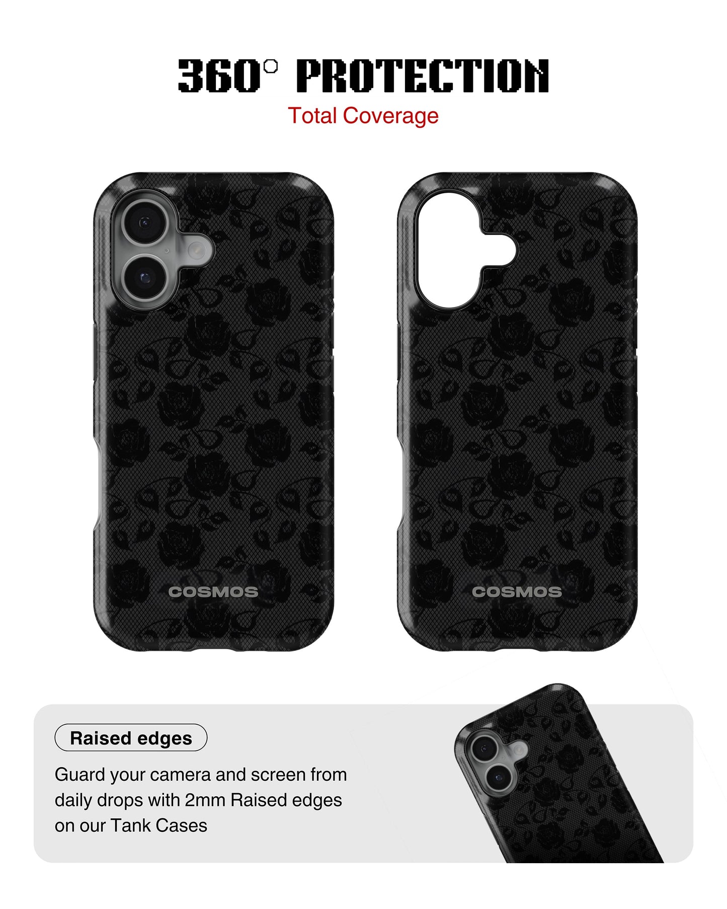 iPhone 17 Tank Case | Textures (Shadow Bloom)