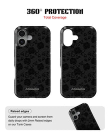 iPhone 16 Tank Case | Textures (Shadow Bloom)