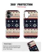 iPhone 16 Tank Case | Textures (Snowfall Classic)