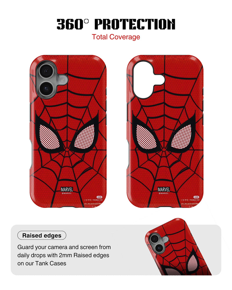 iPhone 16 Tank Case | Superhero (Spider Web)