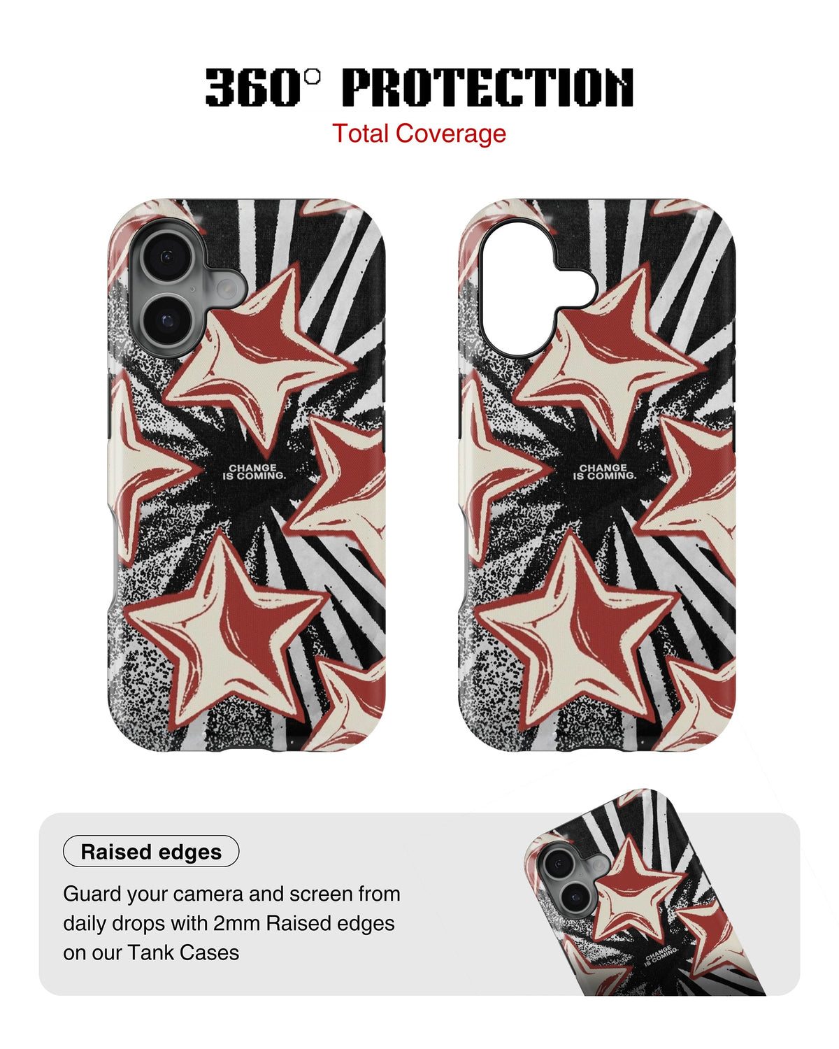 iPhone 16 Plus Tank Case | Modernism (Star Surge)