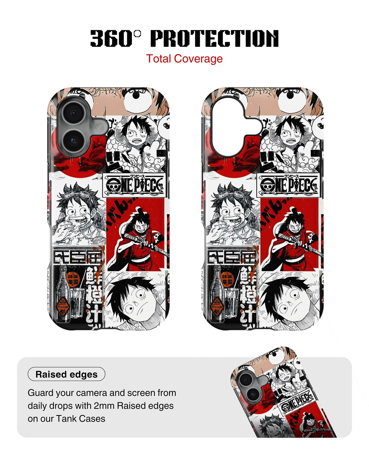 iPhone 16 Plus Tank Case | Anime (Straw Hat Saga)