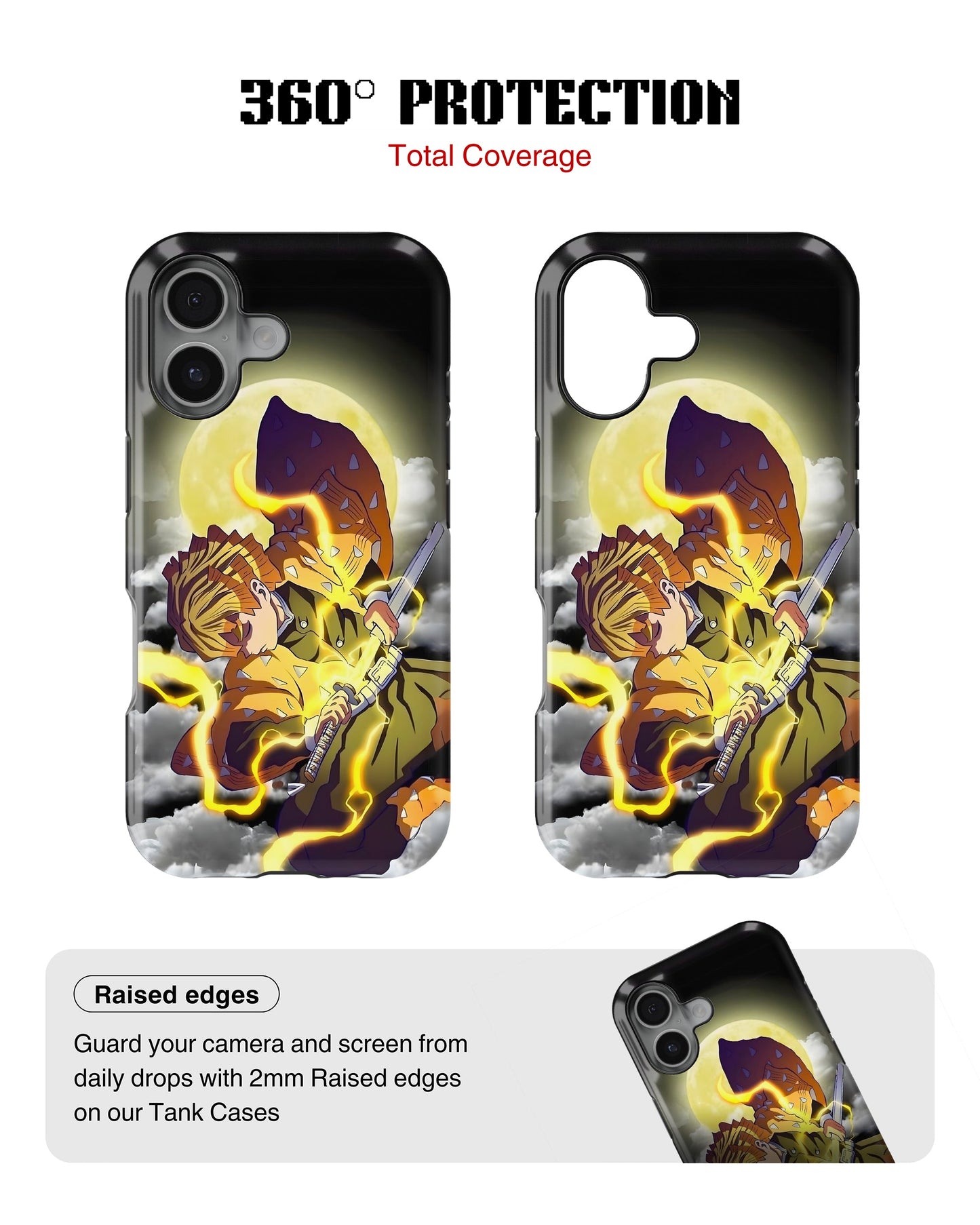 iPhone 16 Plus Tank Case | Anime (Thunder Blade)