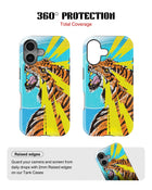 iPhone 16 Tank Case | Modernism (Thunder Roar)