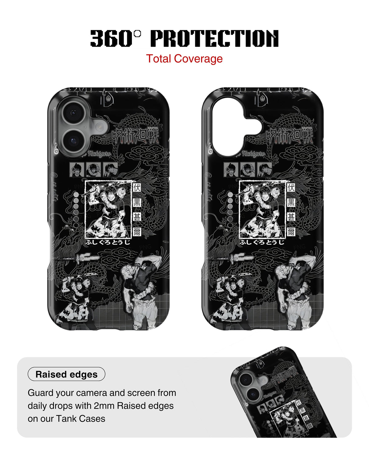 iPhone 16 Plus Tank Case | Anime (Toji Fushiguro)