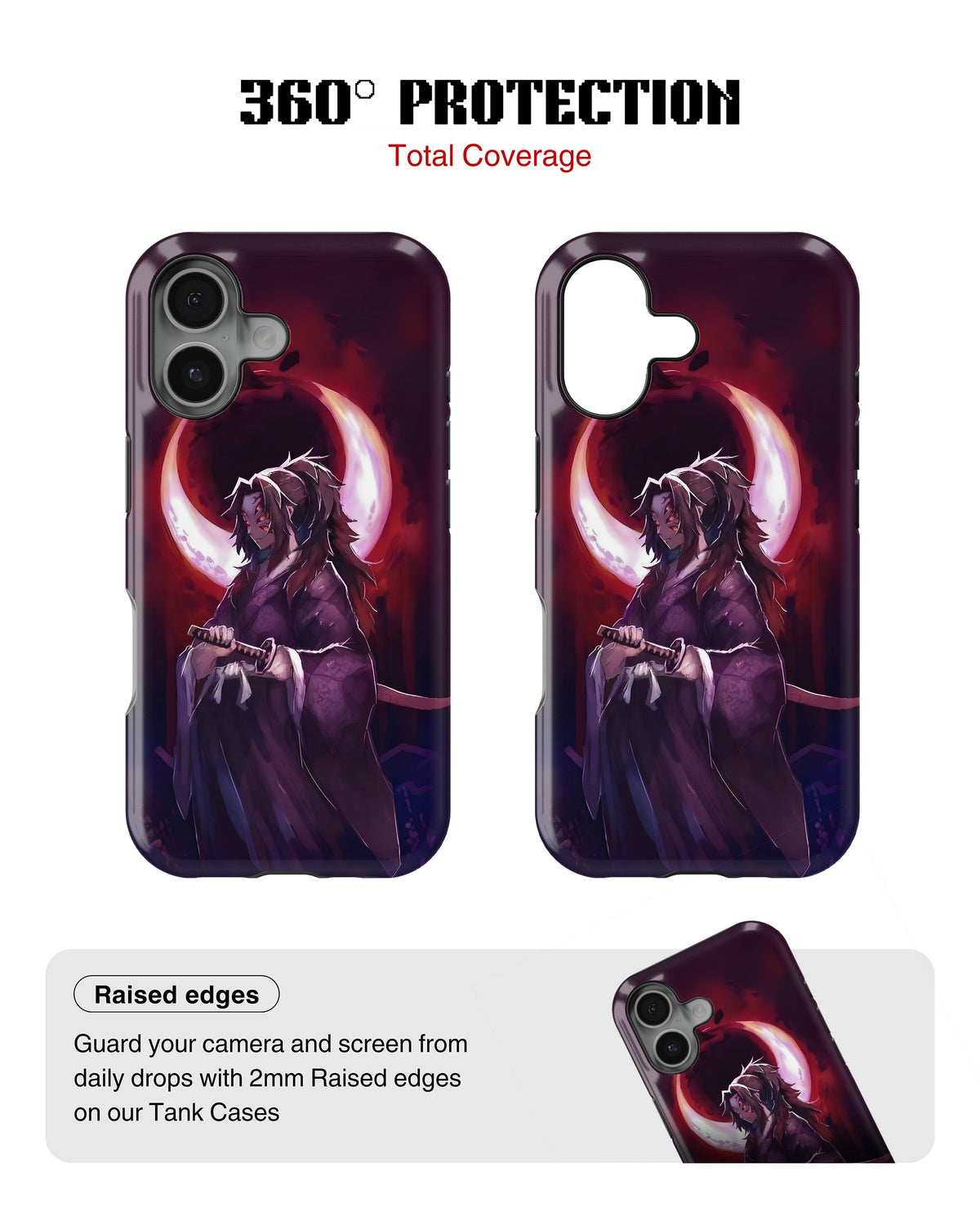 iPhone 16 Plus Tank Case | Anime (Upper Moon One)