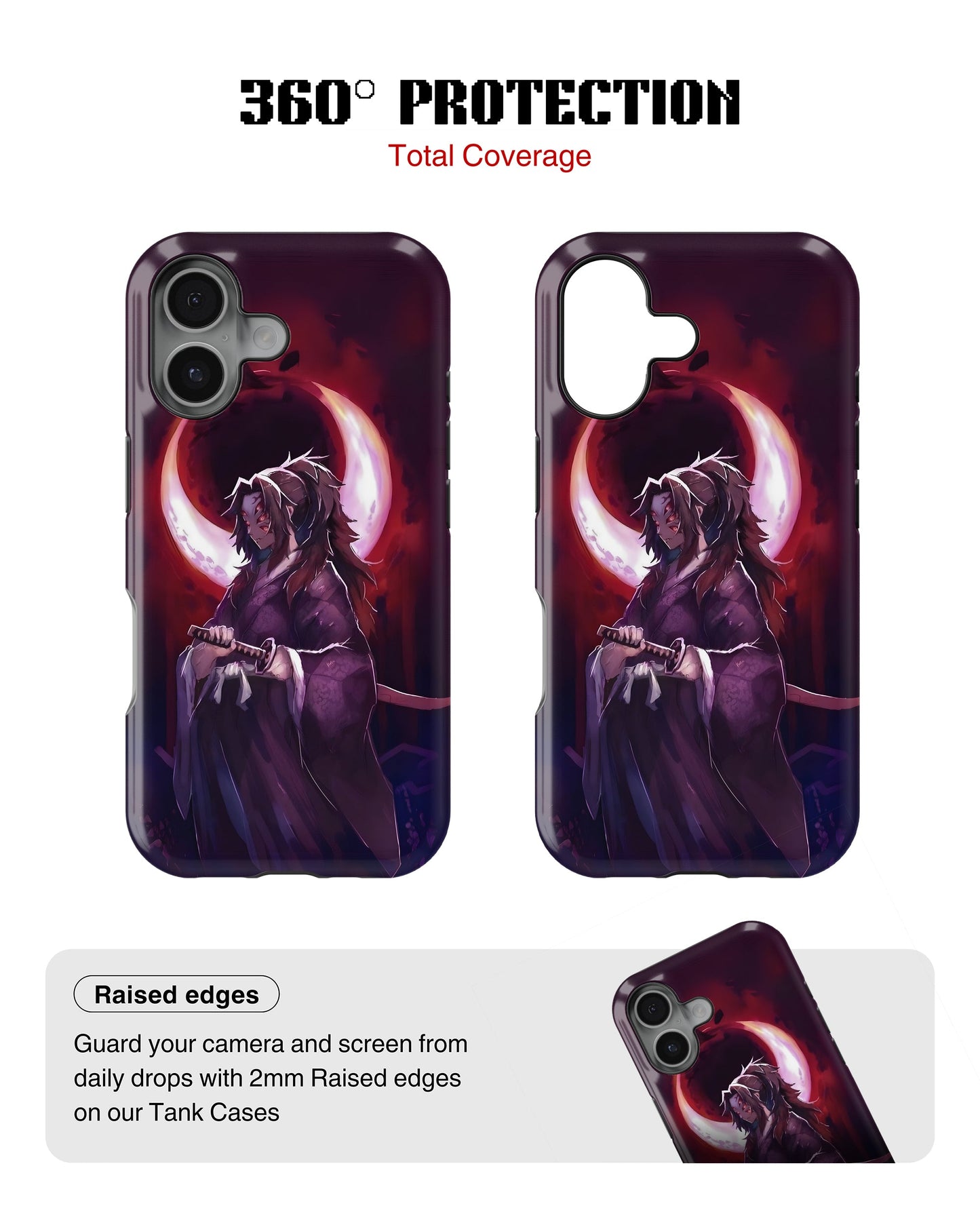 iPhone 16 Plus Tank Case | Anime (Upper Moon One)
