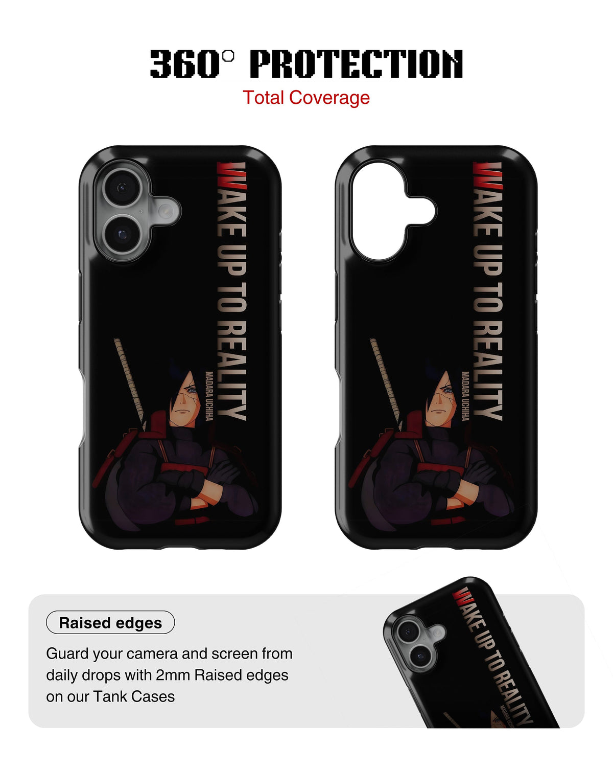 iPhone 16 Plus Tank Case | Anime (Wake up to Reality)