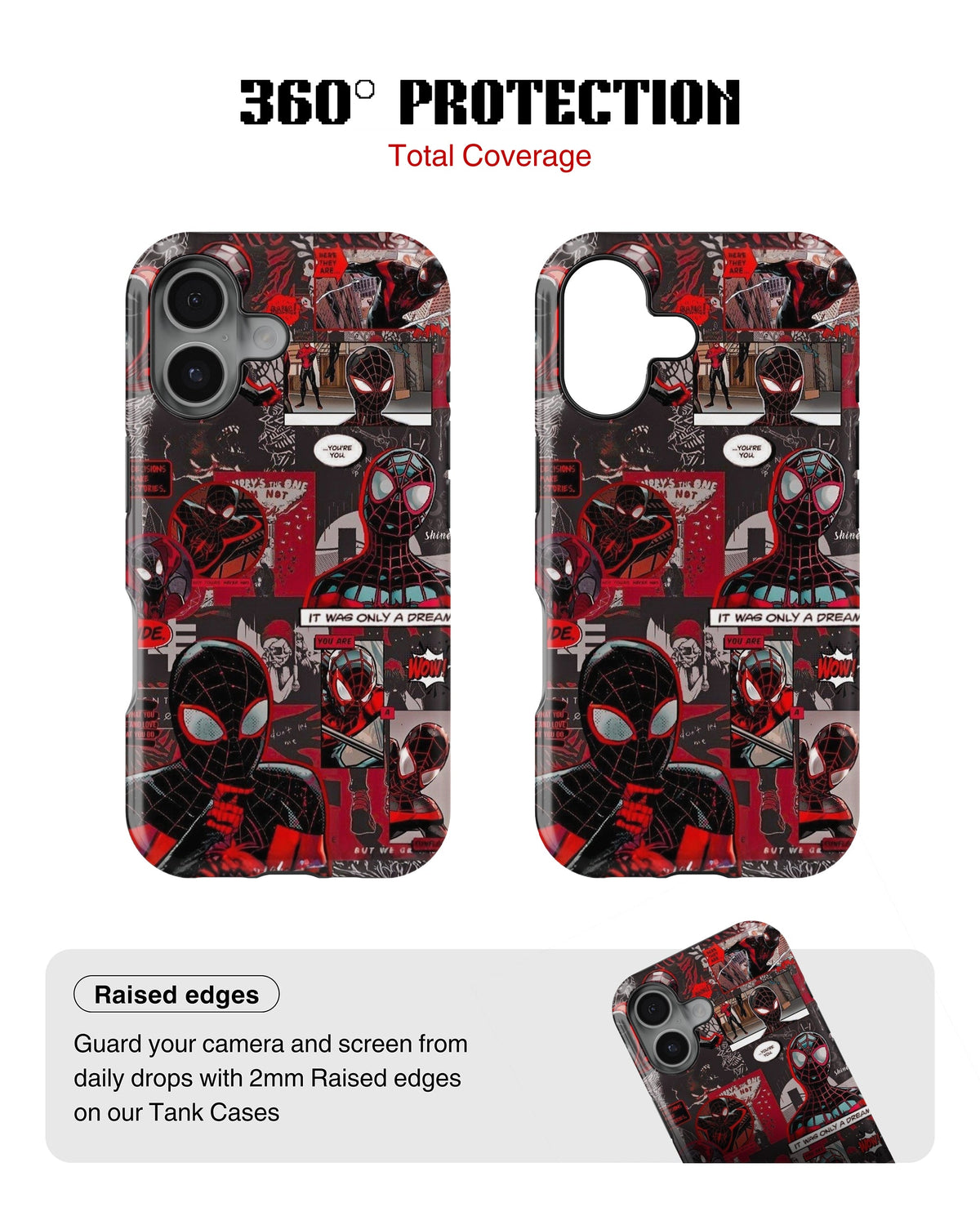 iPhone 16 Plus Tank Case | Superhero (Web Chaos)