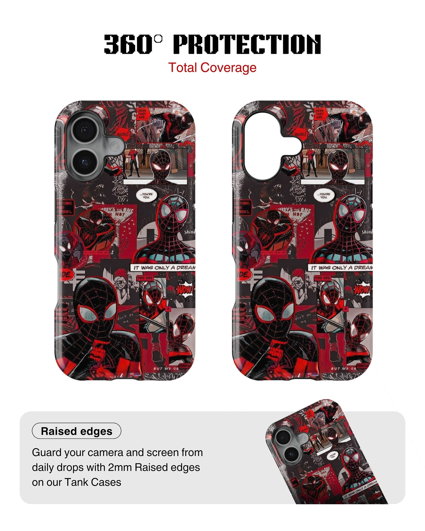 iPhone 16 Plus Tank Case | Superhero (Web Chaos)