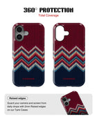 iPhone 17 Tank Case | Textures (Winter Chevron)