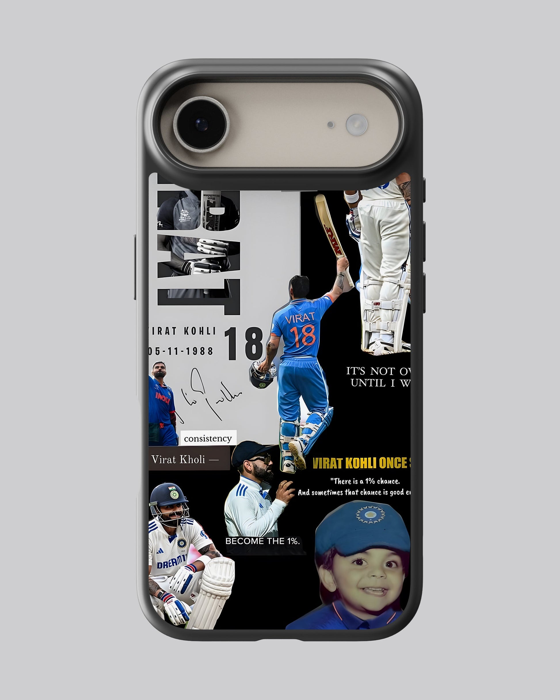 Cricket Glass Mobile Cover