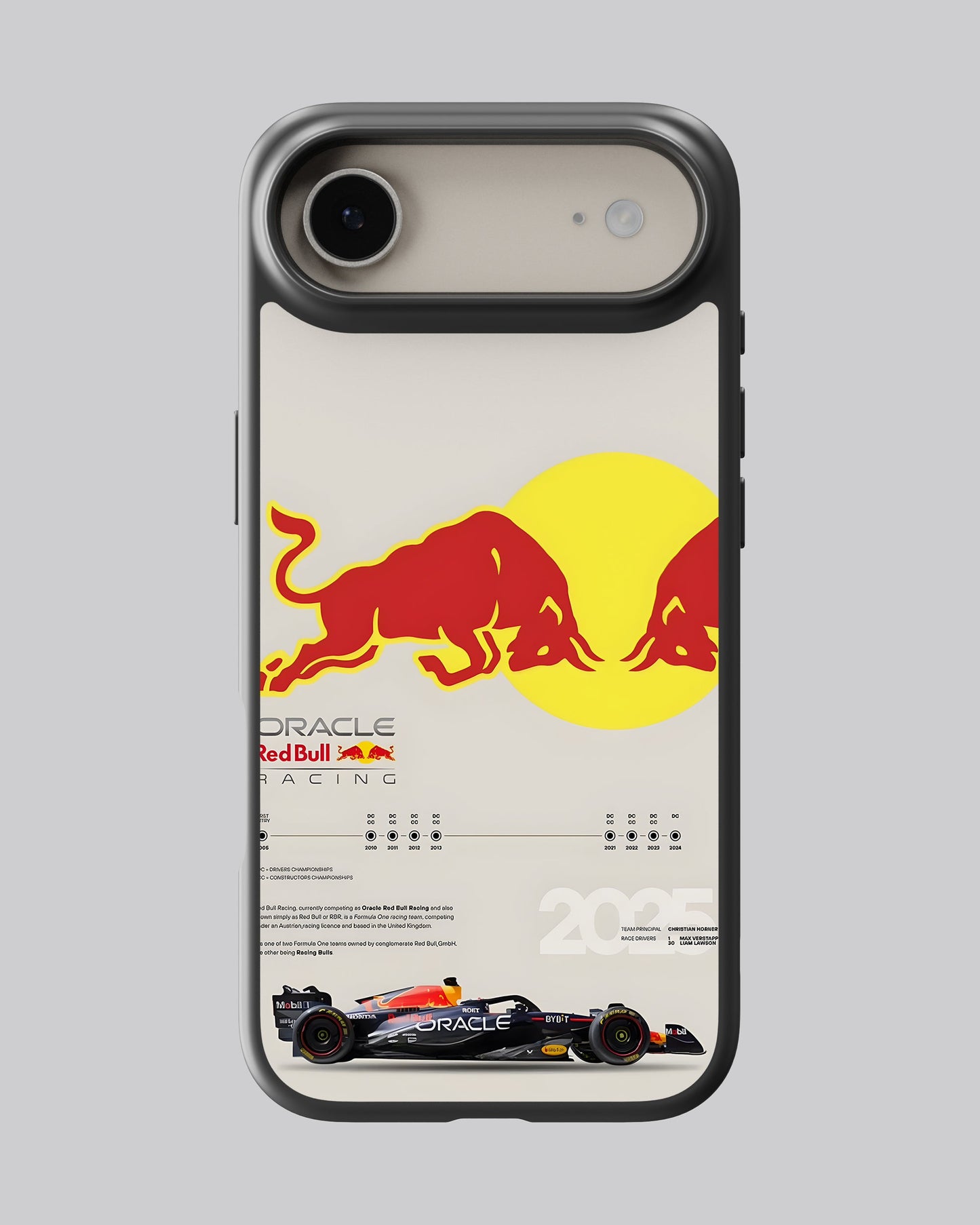 Formula 1 Glass Mobile Cover