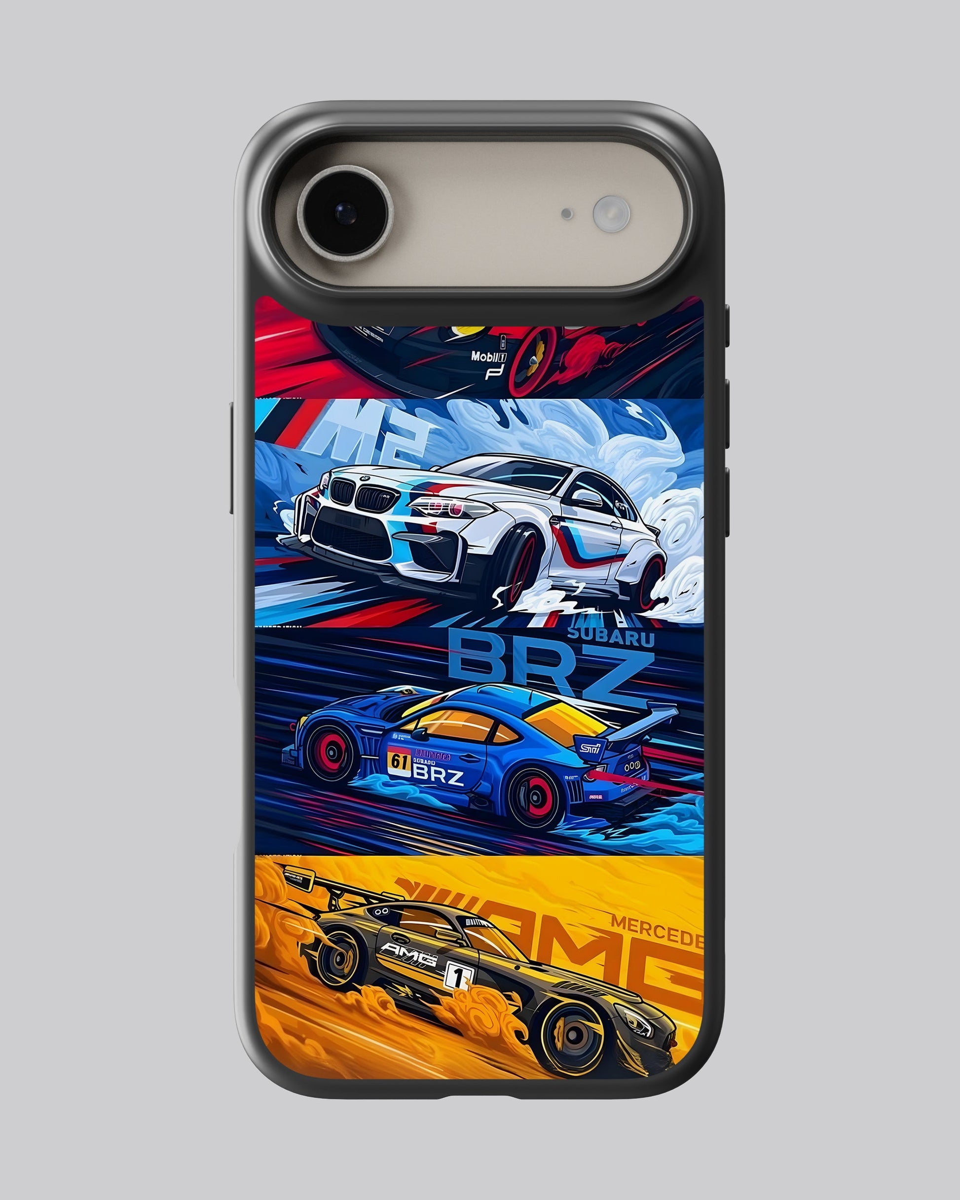Sports Car Glass Mobile Cover
